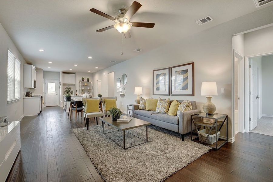 Representative furnished interior of a home built from the Bach by Taylor Morrison in Emory Crossing 40s, Hutto (Image 4).