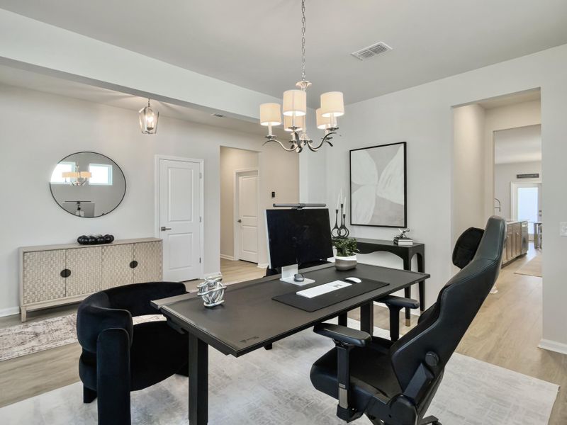 Furnished interior view inside a new home in The Groves of Berkeley, Moncks Corner (Image 5).