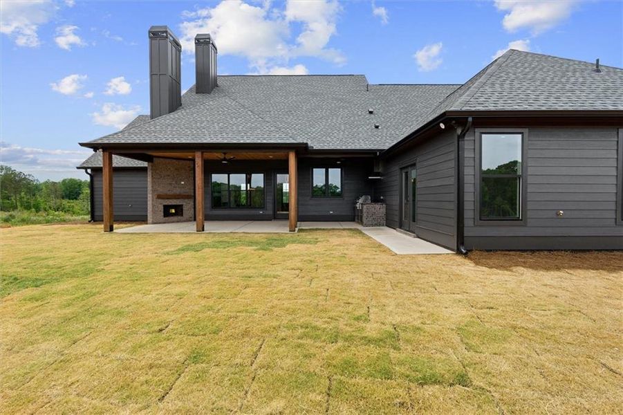 Exterior details and patio area of a home in , Buchanan (Image 17). Exterior details and patio area of a home in , Buchanan (Image 17).
