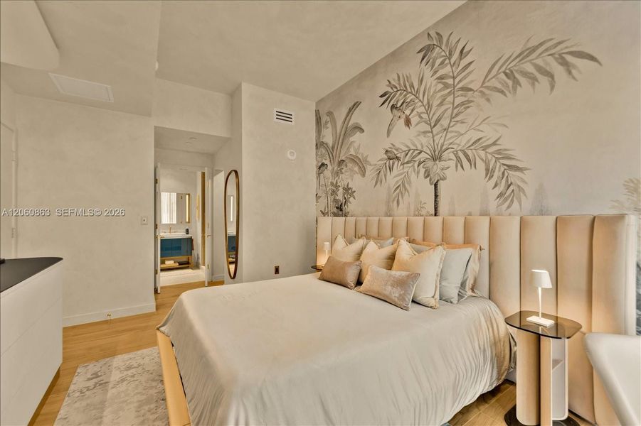 Furnished interior view inside a new home in , Miami (Image 9). Furnished interior view inside a new home in , Miami (Image 9).
