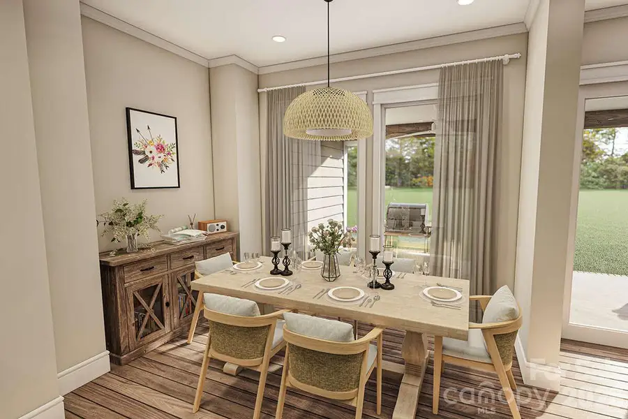 Furnished interior view inside a new home in , Lenoir (Image 6).