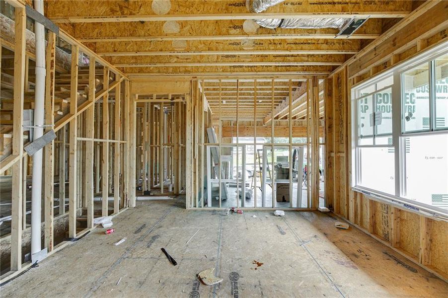 In-progress construction of a new home in , Jefferson, GA (Image 14).