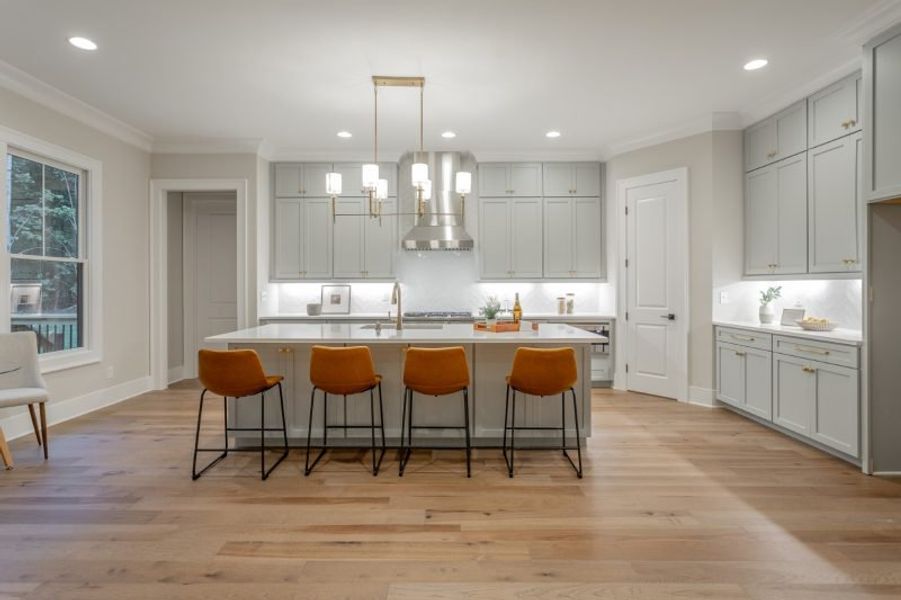 Representative furnished interior of a home built from the Winterbrook A by Riverstone Construction, LLC in Jasper Highlands, Guild (Image 13).
