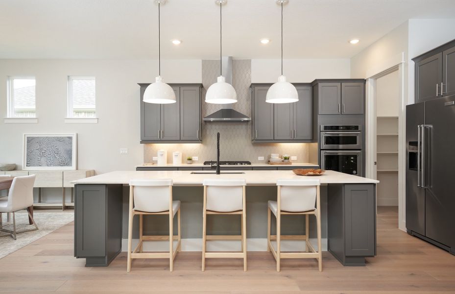 Spacious Kitchen Island