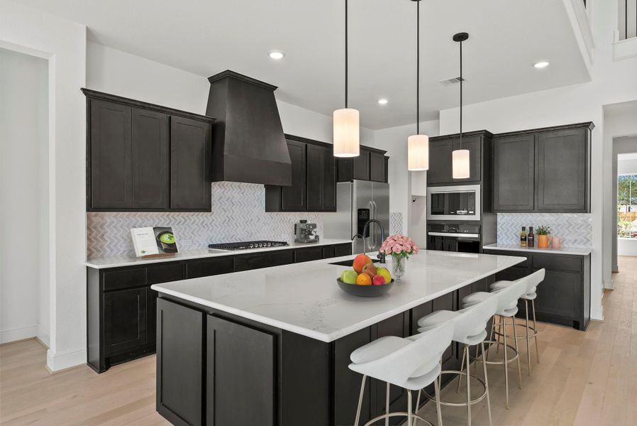 Furnished interior view inside a new home in Dunham Pointe, Cypress (Image 12).