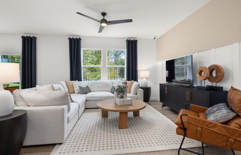 Representative furnished interior of a home built from the Raven by Centex in Carpenter Falls, Durham (Image 9).