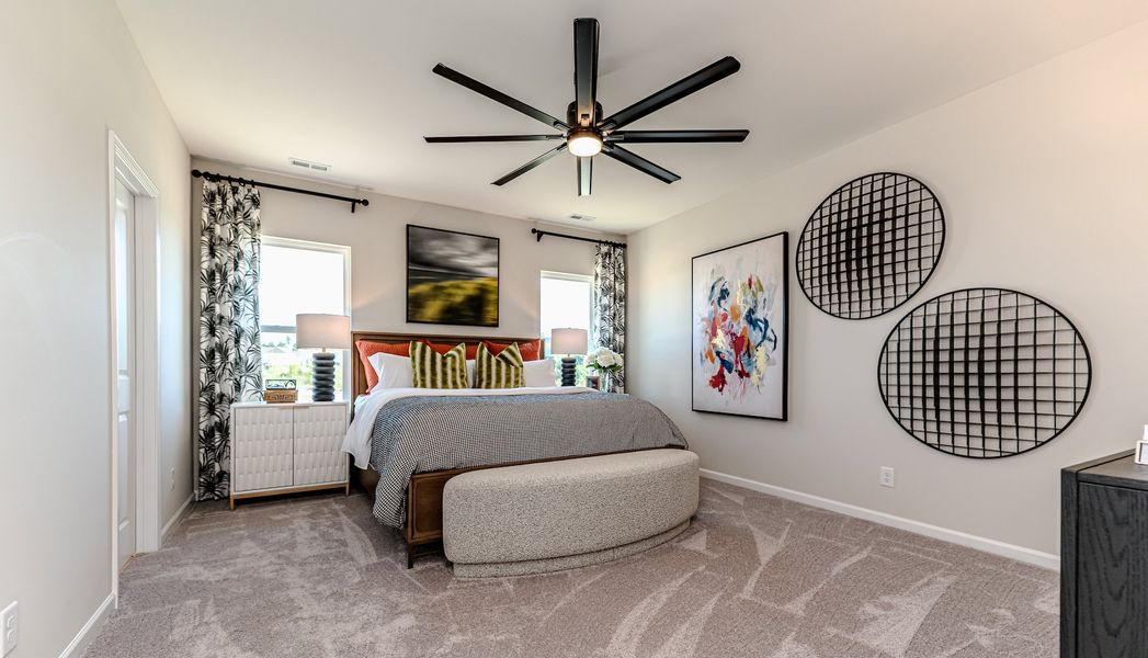 Representative furnished interior of a home built from the Metcalf by McKee Homes in Sandy Springs, Aberdeen (Image 3).