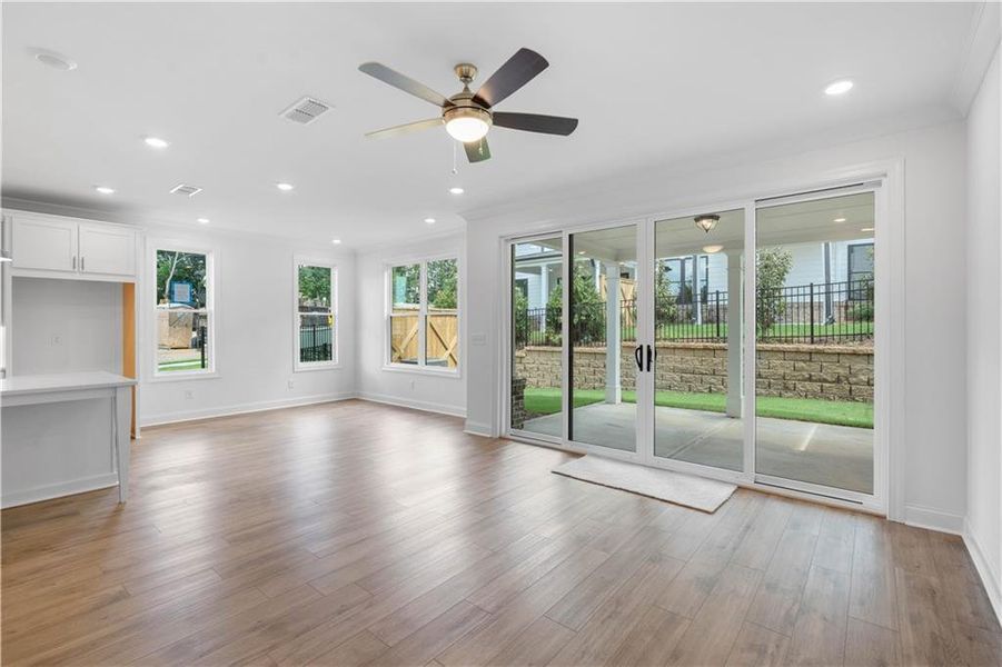 Spacious, unfurnished interior of a new home in Millcroft Townhomes, Buford (Image 22).