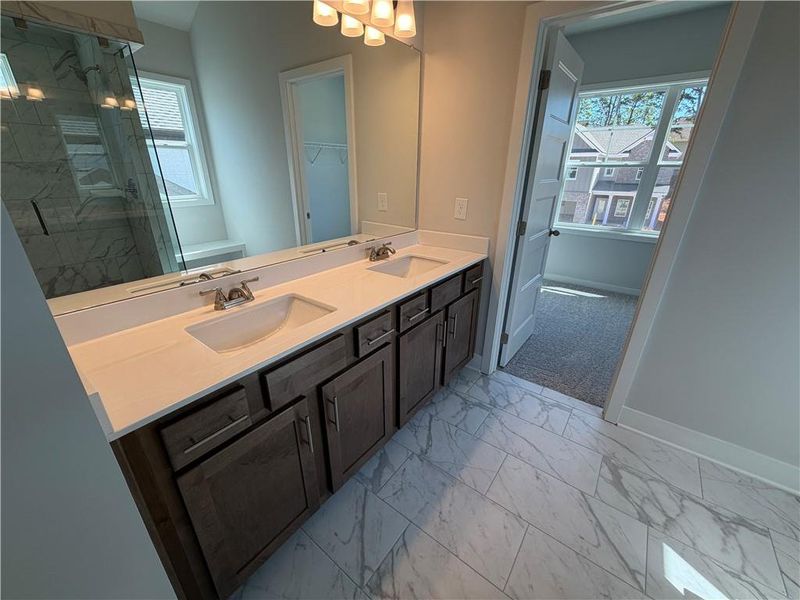 Furnished interior view inside a new home in Pinecrest Ridge, Dacula (Image 10).