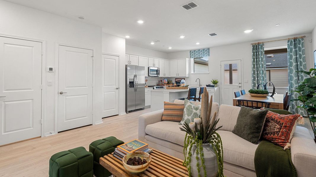 Furnished interior view inside a new home in Avery Centre, Round Rock (Image 8).