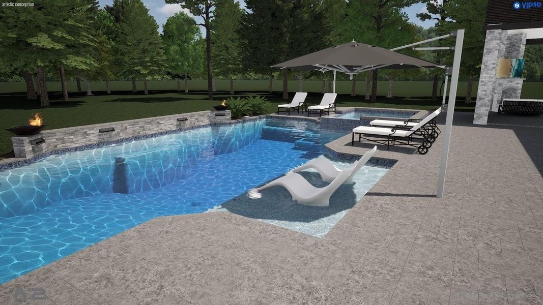 *Rendering* Pool pricing available upon request