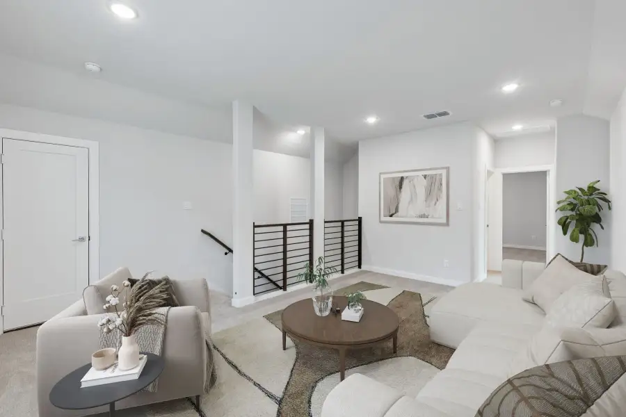 Game Room in the Stanley II home plan by Trophy Signature Homes – REPRESENTATIVE PHOTO