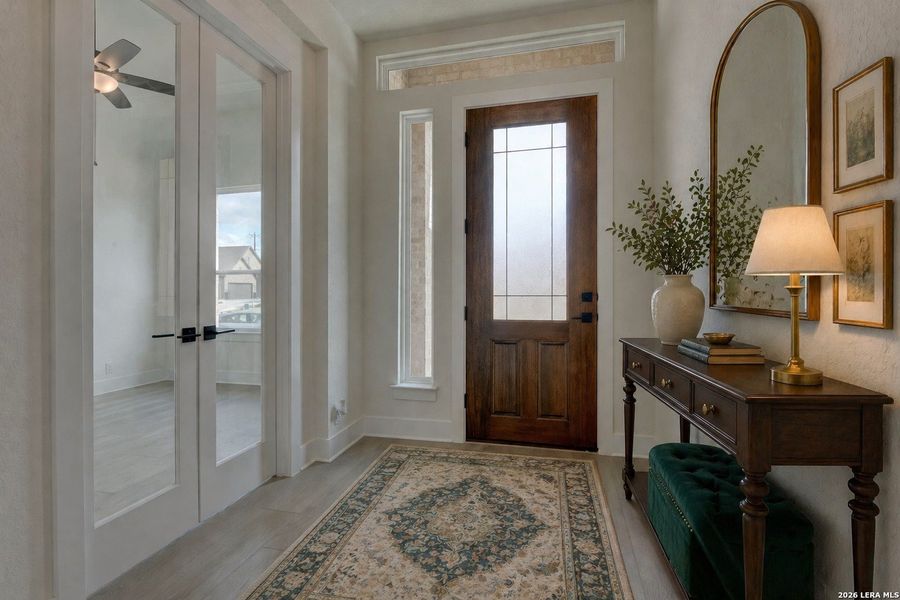 Furnished interior view inside a new home in Megan's Landing, Castroville (Image 9).