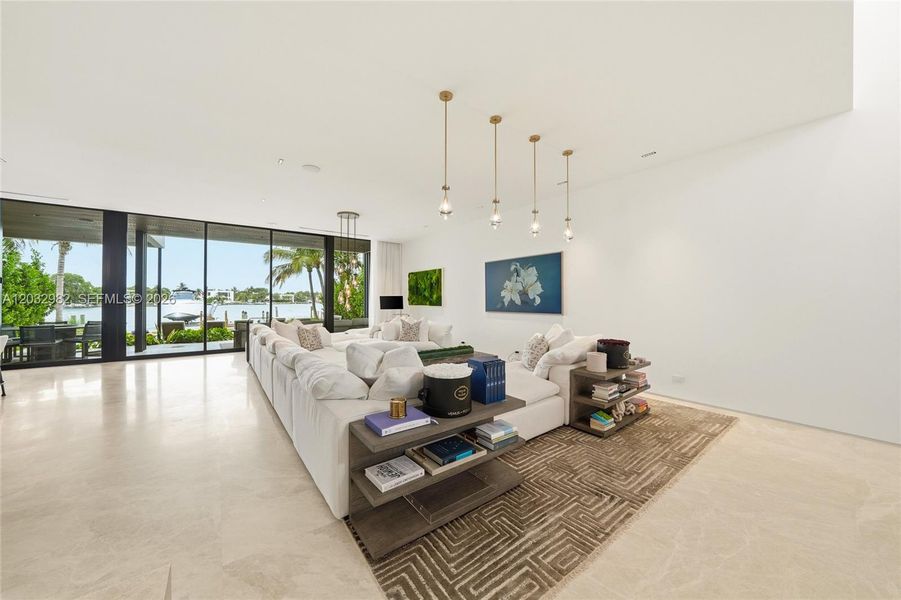 Furnished interior view inside a new home in , Miami Beach (Image 4). Furnished interior view inside a new home in , Miami Beach (Image 4).