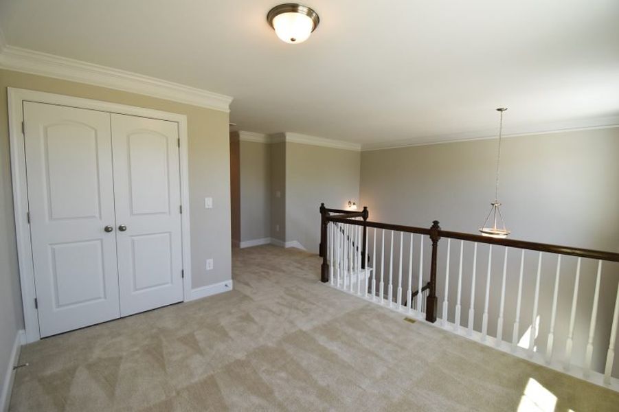Representative unfurnished interior of a home built from the Cayman X by Keystone Homes NC in Trellises, High Point (Image 55).