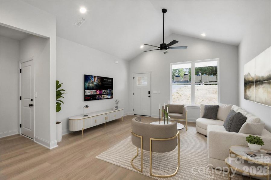 Furnished interior view inside a new home in , Concord (Image 11). Furnished interior view inside a new home in , Concord (Image 11).