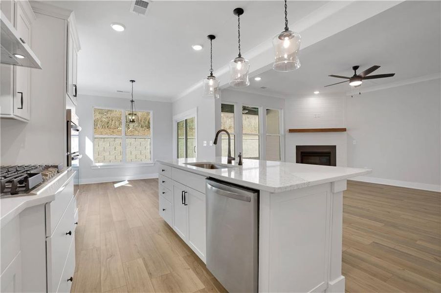 Furnished interior view inside a new home in Marble Tree, Ball Ground (Image 8).