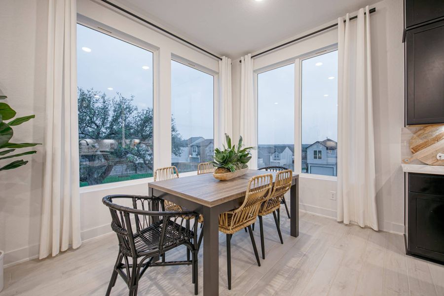 Furnished interior view inside a new home in Santa Rita Ranch, Liberty Hill (Image 12).