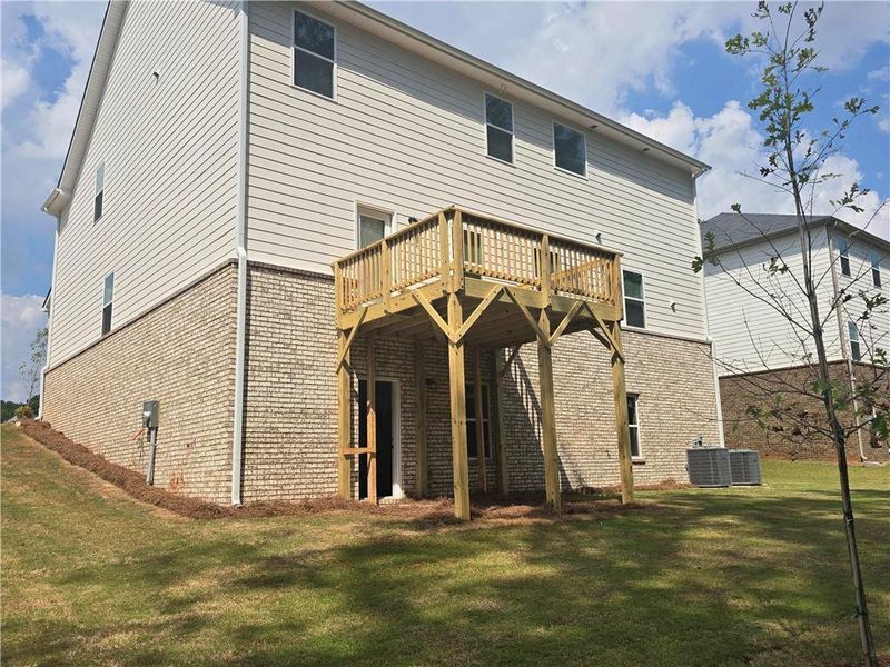Exterior details and patio area of a home in Southern Hills, McDonough (Image 3).