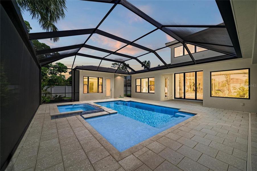 Exterior details and patio area of a home in , Sarasota (Image 2).