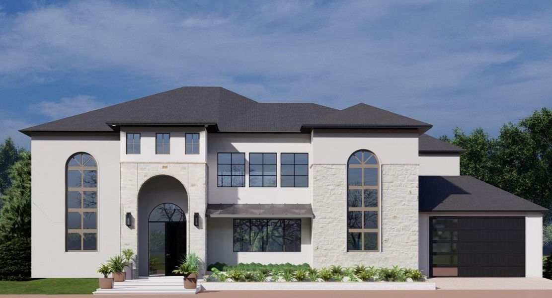 Front exterior of a new home in , Houston, TX, highlighting curb appeal (Image 2).