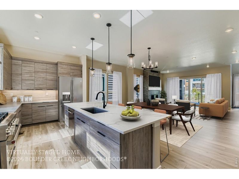 Furnished interior view inside a new home in Baseline, Broomfield (Image 17).