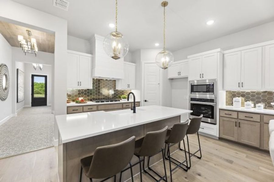 Furnished interior view inside a new home in The Highlands, Rockwall (Image 7).