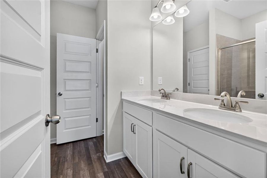 Furnished interior view inside a new home in Fuller Station, Loganville (Image 7).