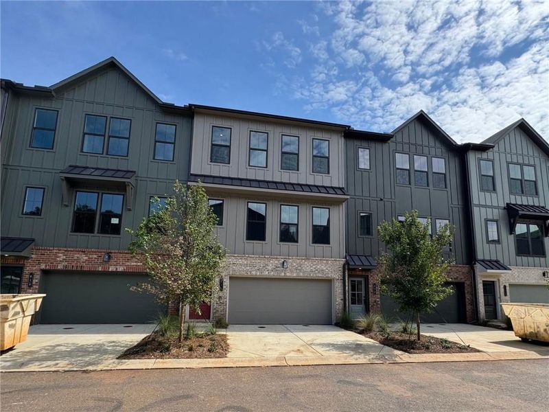 Front exterior of a new home in , Alpharetta, GA, highlighting curb appeal (Image 15). Front exterior of a new home in , Alpharetta, GA, highlighting curb appeal (Image 15).