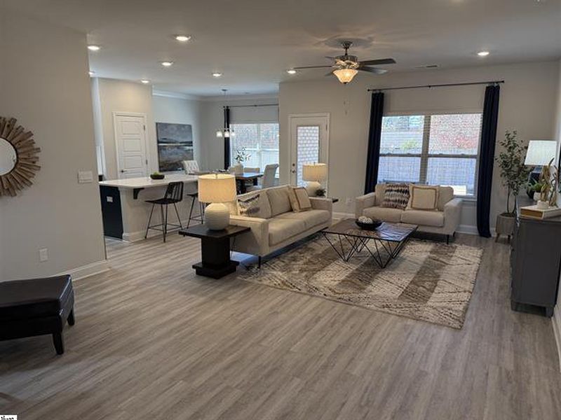 Furnished interior view inside a new home in Bracken Woods, Piedmont (Image 7).