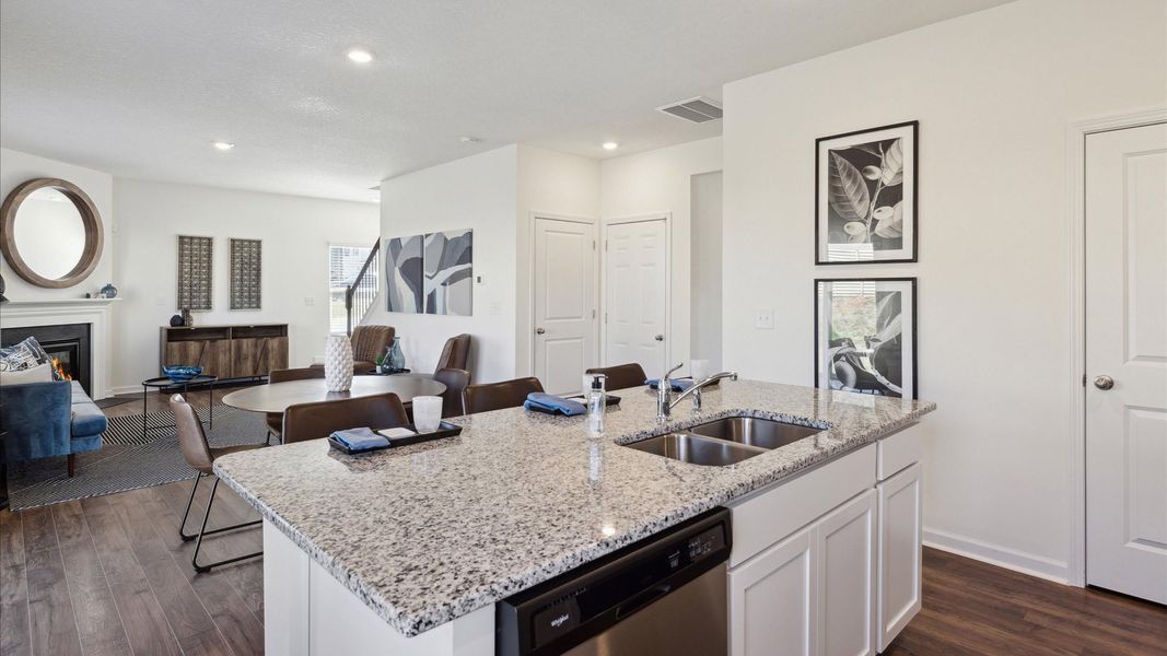 Furnished interior view inside a new home in Beechwood Meadows, Johnson City (Image 10).