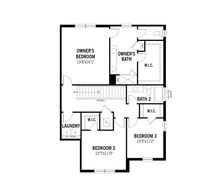 2D floor plan layout of this home in Avila, Jensen Beach, FL (Image 3).