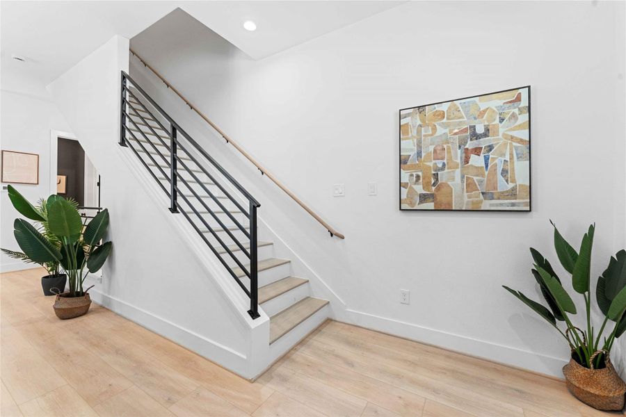 Stairs to the third floor Stairs to the third floor