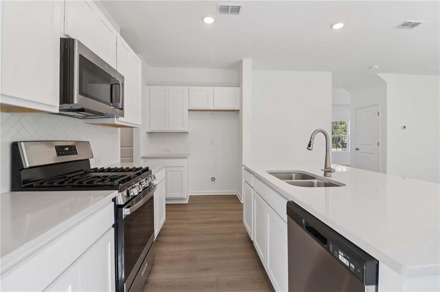Furnished interior view inside a new home in The Pointe at Heron Bay, Locust Grove (Image 9).