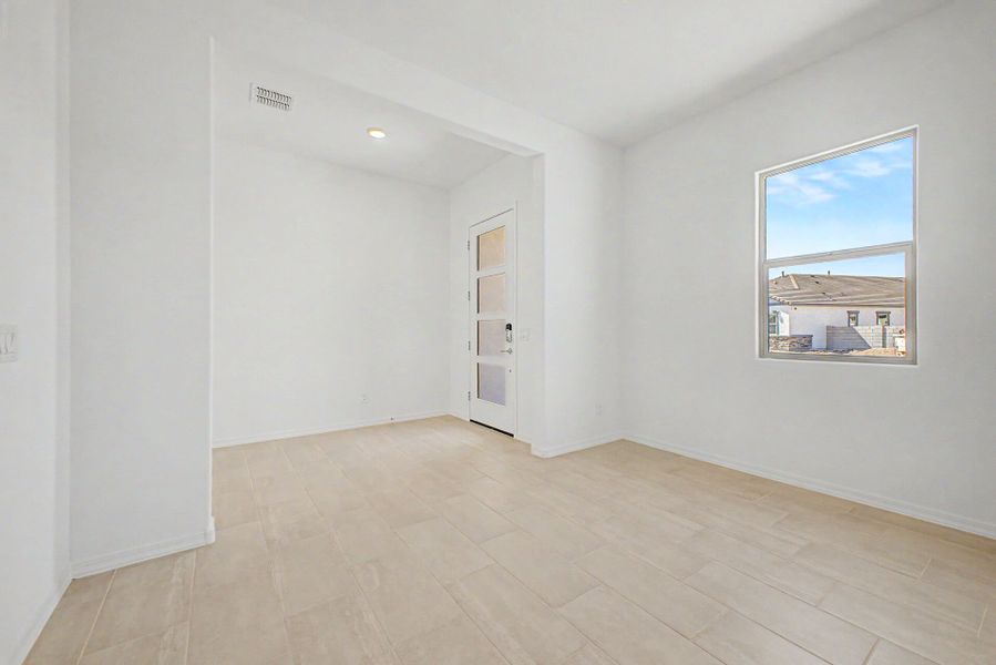 Spacious, unfurnished interior of a new home in Las Ventanas - RV Collection, Goodyear (Image 12). Spacious, unfurnished interior of a new home in Las Ventanas - RV Collection, Goodyear (Image 12).