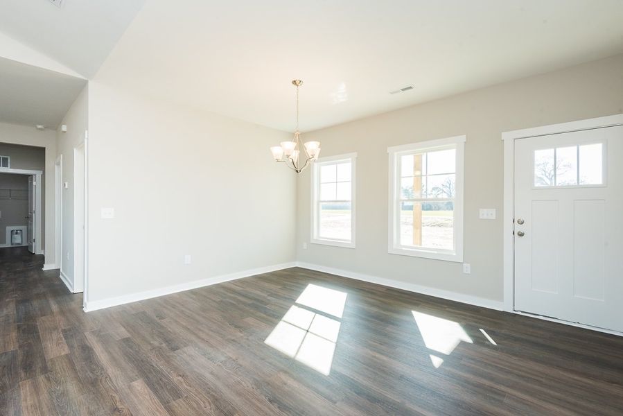 Representative unfurnished interior of a home built from the Jackson by Foundation Home Builders LLC in Northwyck Drive, Pikeville (Image 14).