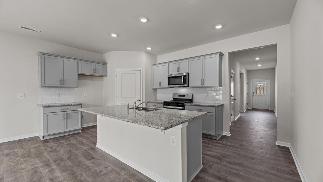 Furnished interior view inside a new home in West New Bern, New Bern (Image 6).
