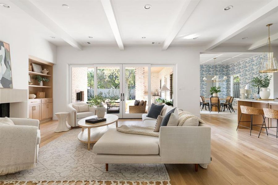 Furnished interior view inside a new home in , Dallas (Image 23).