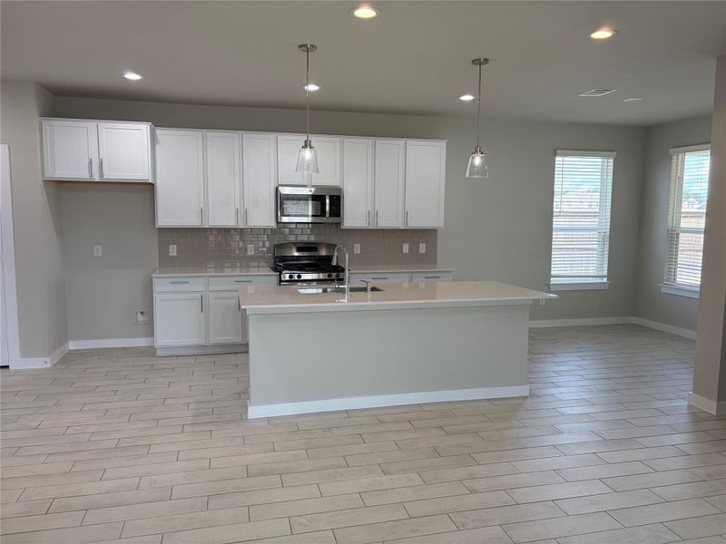 Furnished interior view inside a new home in Morton Creek Ranch, Katy (Image 5).