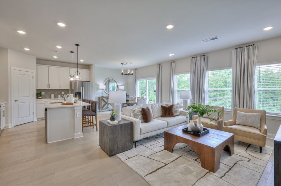 Furnished interior view inside a new home in Crestview - Legacy Series, Hermitage (Image 7).