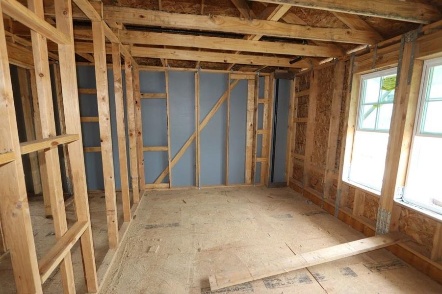 In-progress construction of a new home in Jordan Ranch 45' Homesites, Fulshear, TX (Image 28).