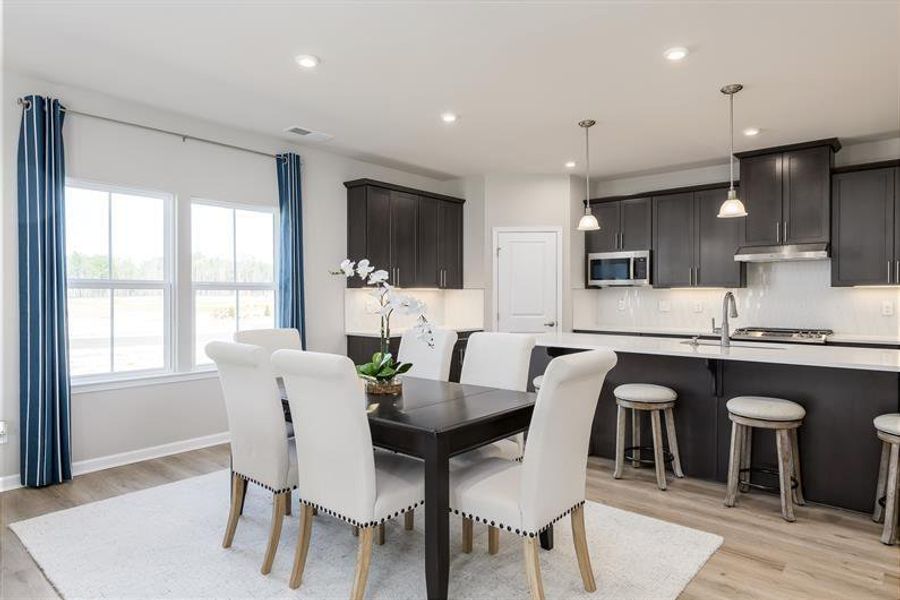 Furnished interior view inside a new home in Newberry 55+, McDonough (Image 9).