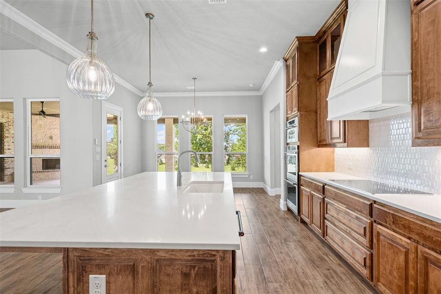 Furnished interior view inside a new home in , Weatherford (Image 8).