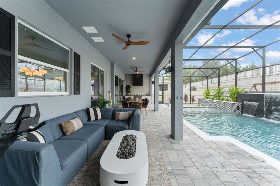 Exterior details and patio area of a home in , Winter Garden (Image 27). Exterior details and patio area of a home in , Winter Garden (Image 27).