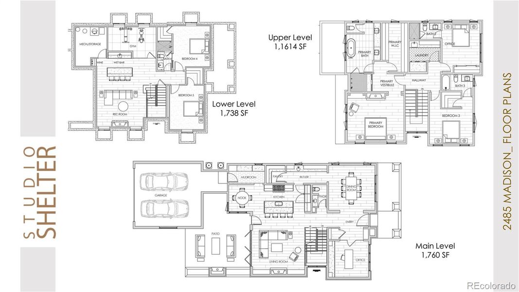 2D floor plan layout of this home in , Denver, CO (Image 3).