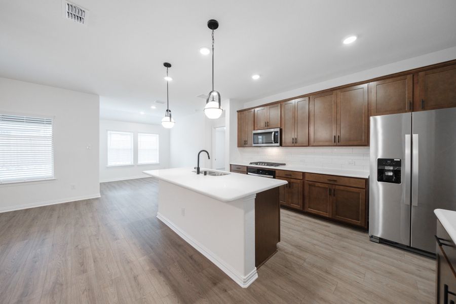 Furnished interior view inside a new home in Whitewing Trails, Princeton (Image 5).