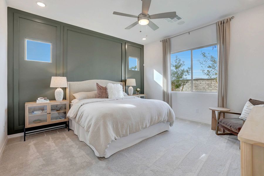 Representative furnished interior of a home built from the Ginger by Mattamy Homes in Soleo, San Tan Valley (Image 24).