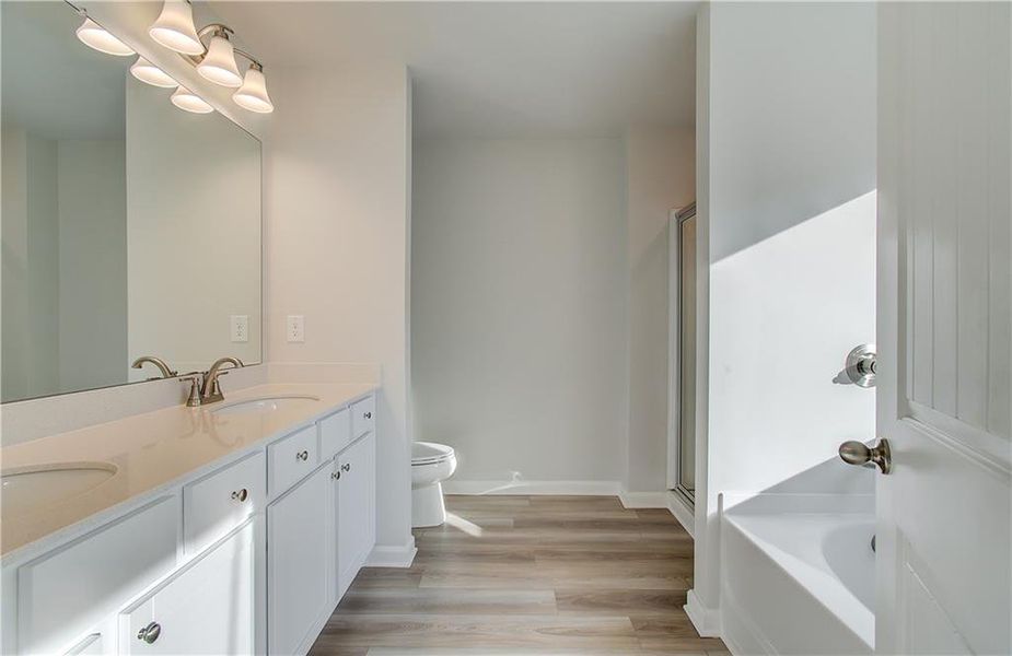 Furnished interior view inside a new home in Bowers Farm, McDonough (Image 8).