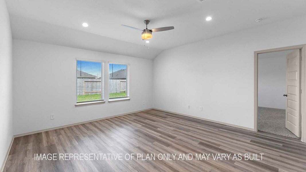 Representative unfurnished interior of a home built from the Cali by D.R. Horton in Windemere, Beaumont (Image 15). Representative unfurnished interior of a home built from the Cali by D.R. Horton in Windemere, Beaumont (Image 15).