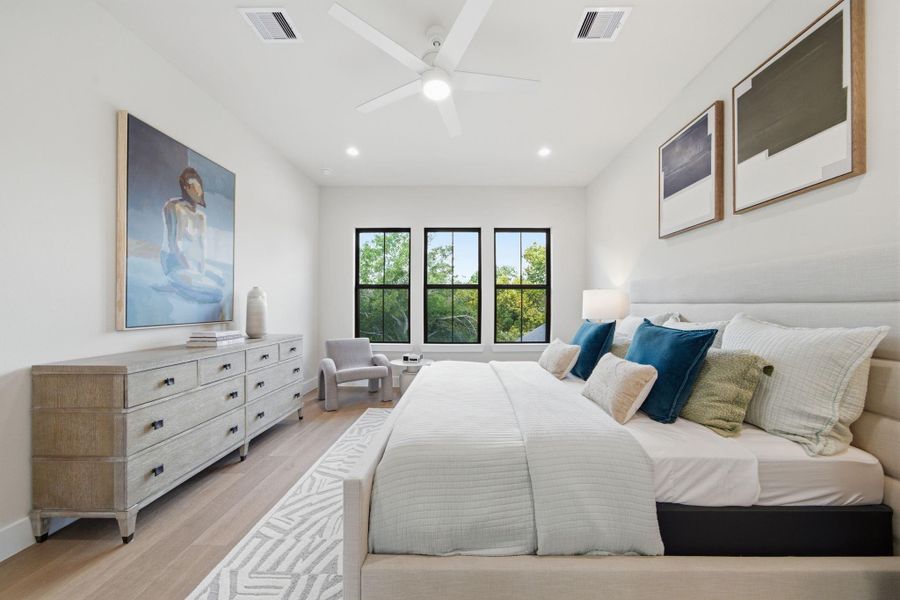 Furnished interior view inside a new home in Spring Valley Creek, Houston (Image 14).